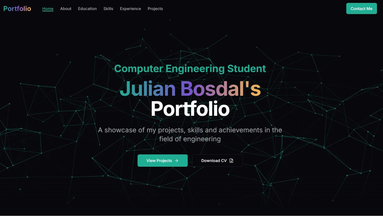 Personal Portfolio & CV
